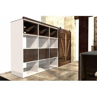 belsoepiteszet lakberendezes loft modern konyhabutor tervezes asztalos gyartas felmeres kivitelezes butor 3D terv tomorfa fem feher fenyes bortarto.jpg